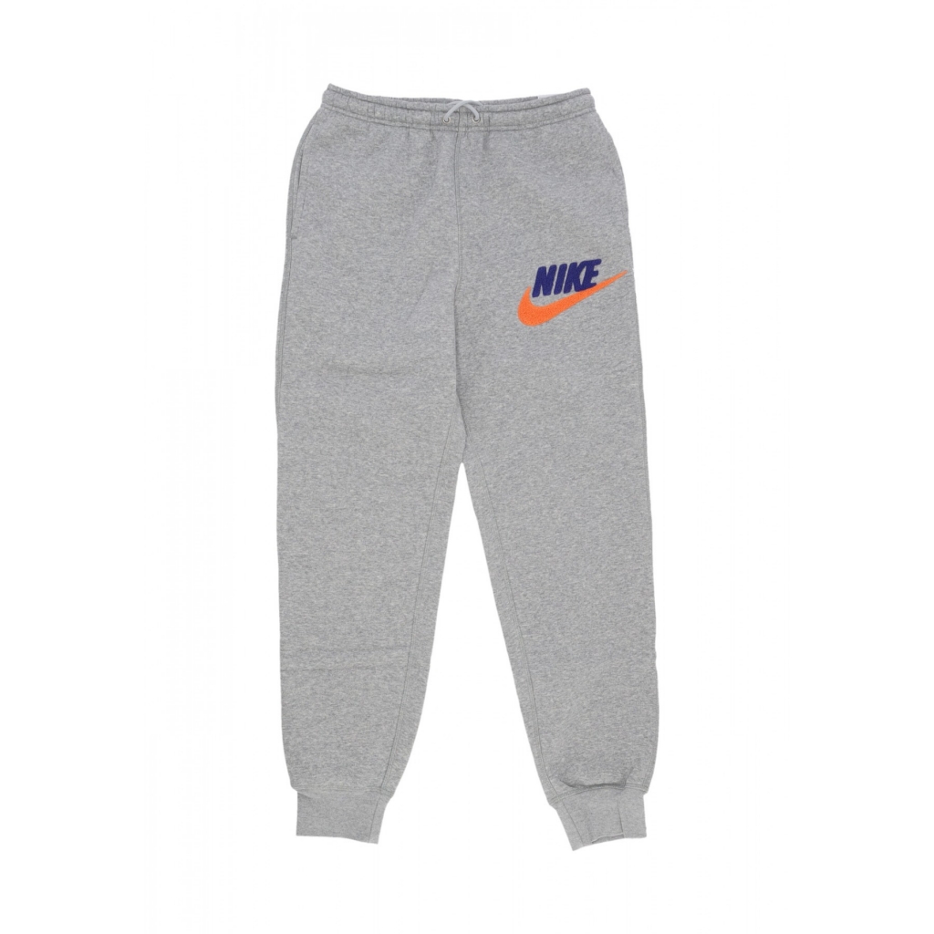 pantalone tuta felpato uomo club futura jogger DK GREY HEATHER/LT SMOKE GREY