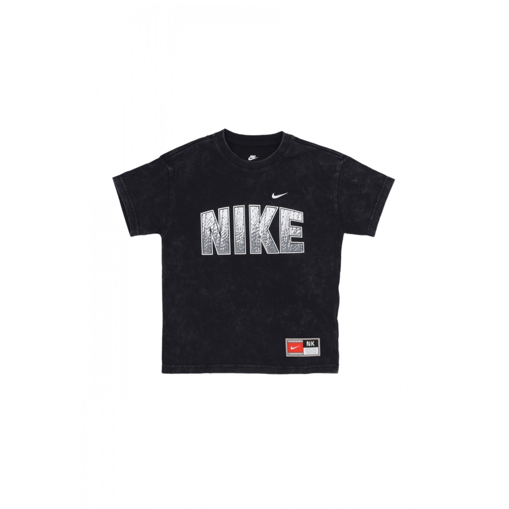 maglietta ragazzo sportswear logo tee BLACK