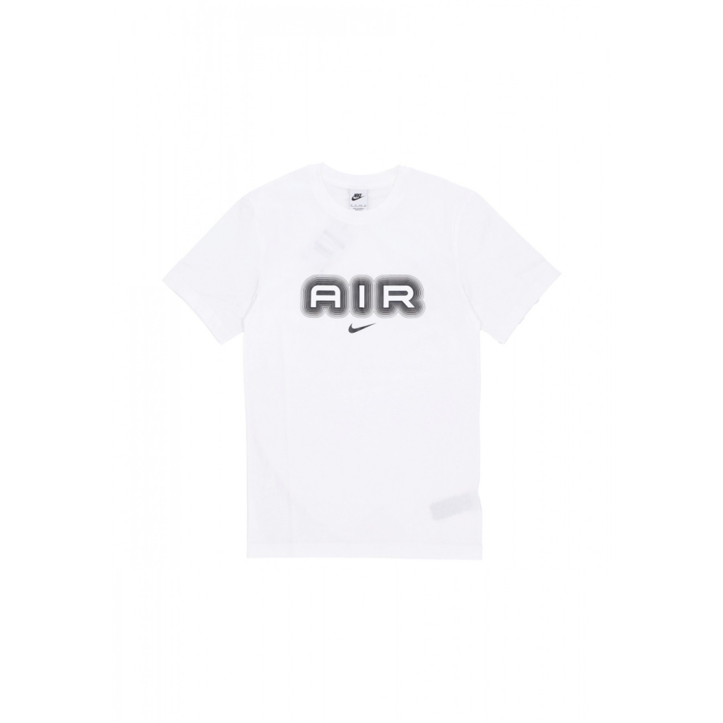 maglietta uomo sportswear sw air graphic tee WHITE/BLACK