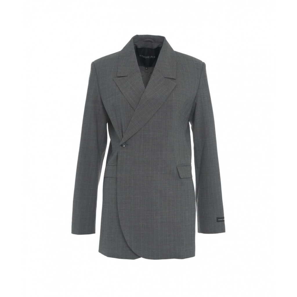 Blazer gessato Lilith grigio