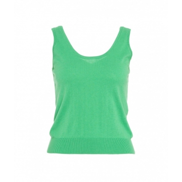 Top a maglia Jax verde