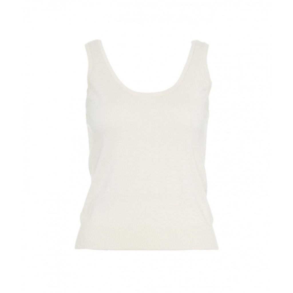 Top a maglia Jax bianco