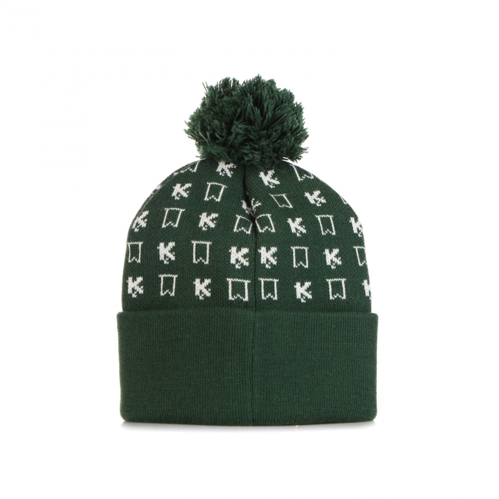 cappello pom pom uomo medieval nostalgia beanie GREEN