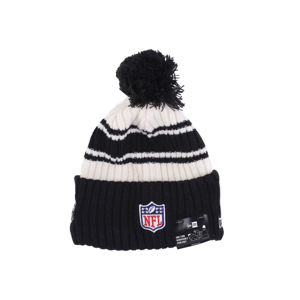 cappello pom pom uomo nfl sideline sport knit lasrai CHROME WHITE/ORIGINAL TEAM COLORS