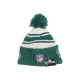 cappello pom pom uomo nfl sideline sport knit neyjet CHROME WHITE/ORIGINAL TEAM COLORS