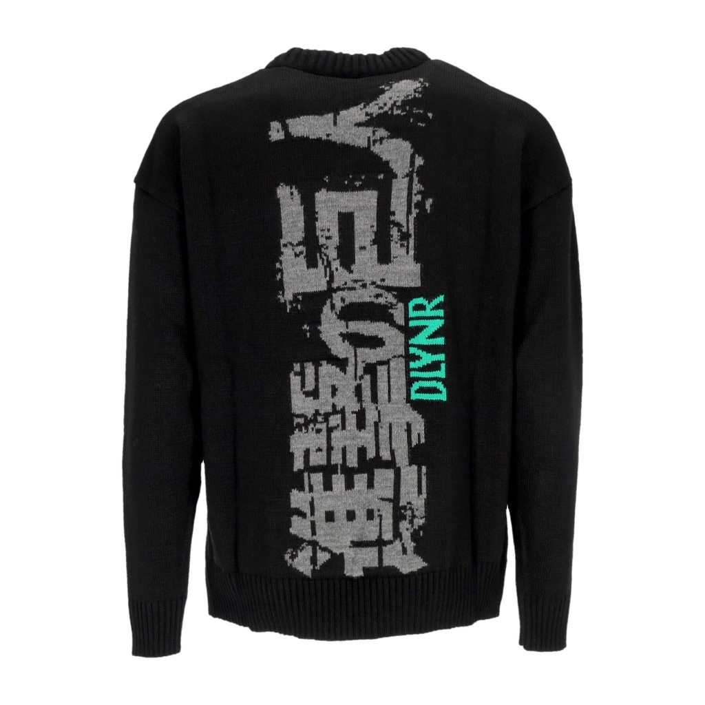 maglione uomo attack titan sweater x attack on titan BLACK