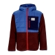 orsetto uomo trico hybrid hooded jacket BLUE VIOLET/WINE