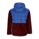 orsetto uomo trico hybrid hooded jacket BLUE VIOLET/WINE