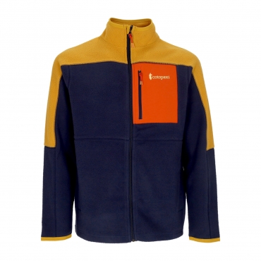 giubbotto pile uomo abrazo fleece full-zip jacket AMBER/MARITIME