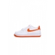 scarpa bassa ragazzo air force 1 gs WHITE/SAFETY ORANGE/WHITE