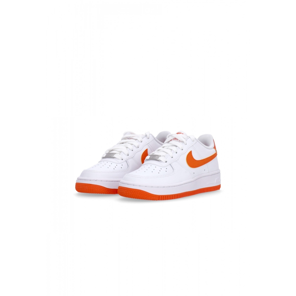 scarpa bassa ragazzo air force 1 gs WHITE/SAFETY ORANGE/WHITE