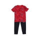 set t-shirt+pantalone bambino playground transitional BLACK