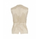 Gilet in misto lana vergine beige