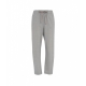 Pantaloni casual in misto lana vergine grigio chiaro