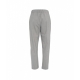 Pantaloni casual in misto lana vergine grigio chiaro