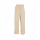 Pantaloni wide leg beige