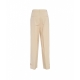 Pantaloni wide leg beige