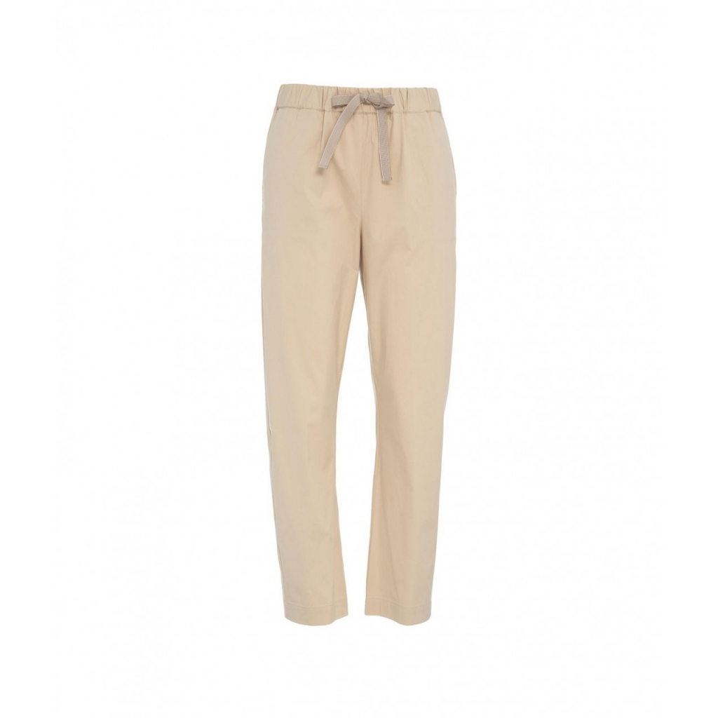 Pantaloni casual con coulisse beige