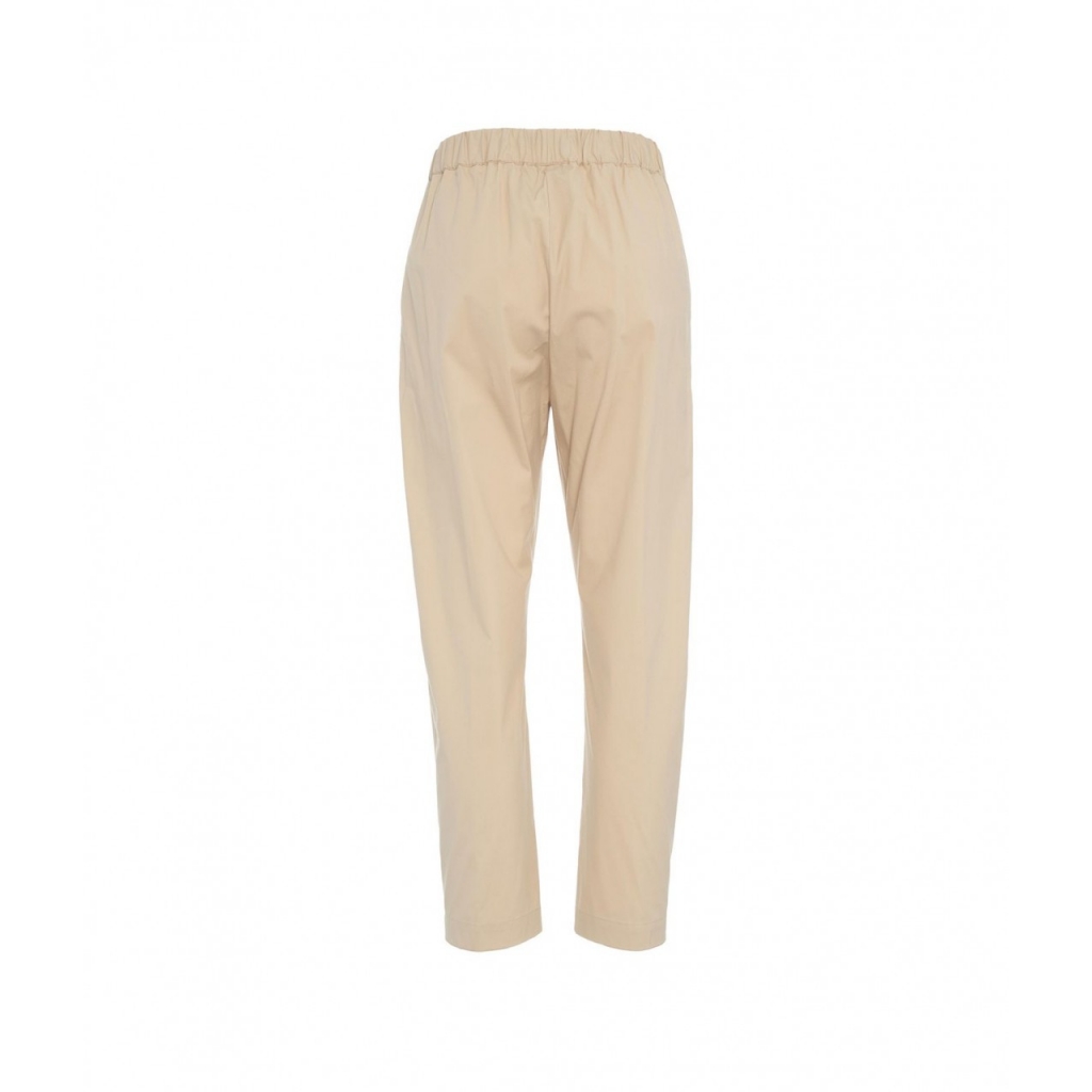 Pantaloni casual con coulisse beige