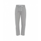 Pantaloni casual con coulisse grigio chiaro