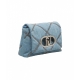 Borsa a spalla in denim LaPuffy blu