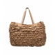 Shopper in rafia Marcella beige