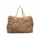 Shopper in rafia Marcella beige