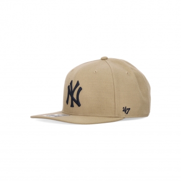 cappellino visiera piatta uomo mlb captain neyyan KHAKI