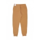 pantalone tuta felpato uomo club jogger bb FLAX/FLAX/WHITE