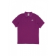 polo manica corta uomo club essential pique polo shirt VIOTECH/WHITE