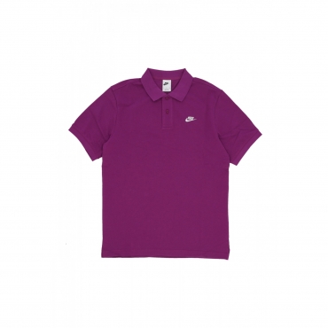 polo manica corta uomo club essential pique polo shirt VIOTECH/WHITE