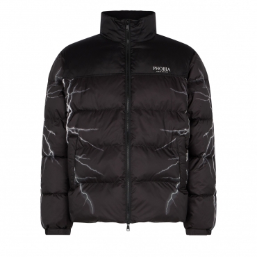 piumino uomo puffy jacket BLACK/GREY