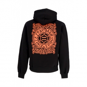 felpa cappuccio uomo celtic knots hoodie BLACK