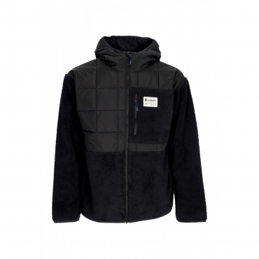 orsetto uomo trico hybrid hooded jacket BLACK