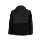 orsetto uomo trico hybrid hooded jacket BLACK