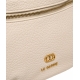 Marsupio con logo beige