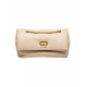 Borsa a spalla con logo Lumi Medium beige