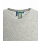 T-shirt a coste grigio chiaro