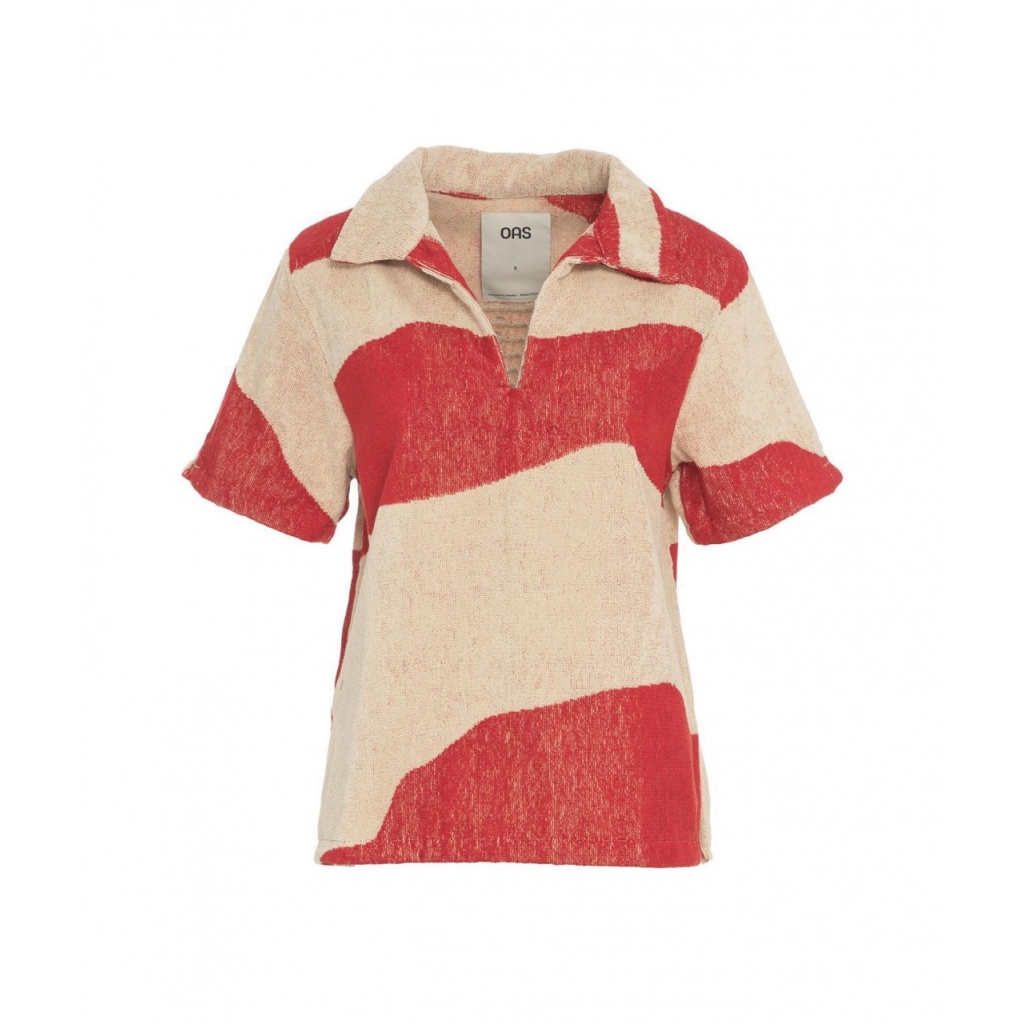 Terry t-shirt Amber Dune rosso