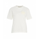 T-shirt con smiley bianco