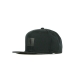 cappellino visiera piatta uomo logo cap BLACK