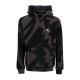 felpa cappuccio uomo essentials all over print fleece hoodie OFF NOIR/WHITE