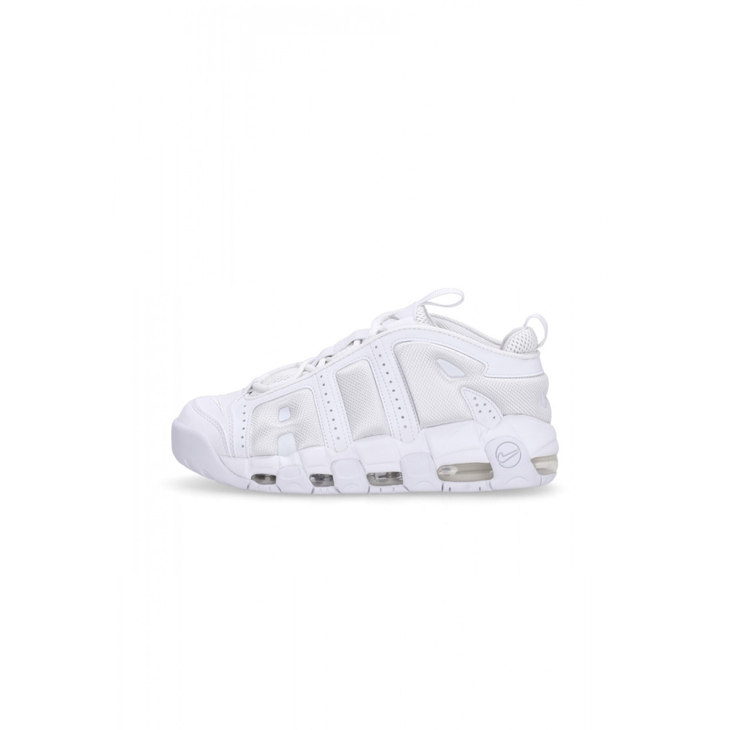 scarpa alta uomo air more uptempo low WHITE/WHITE