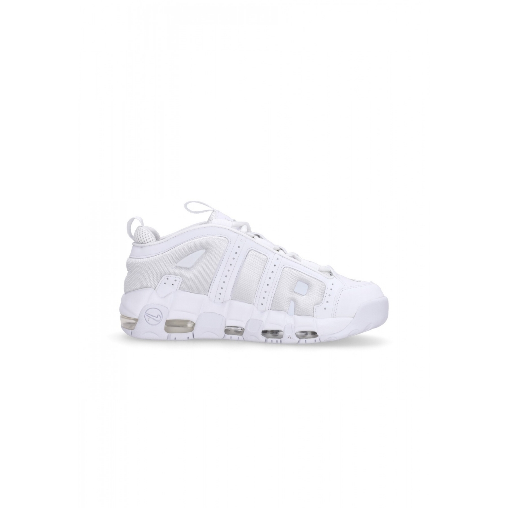 scarpa alta uomo air more uptempo low WHITE/WHITE