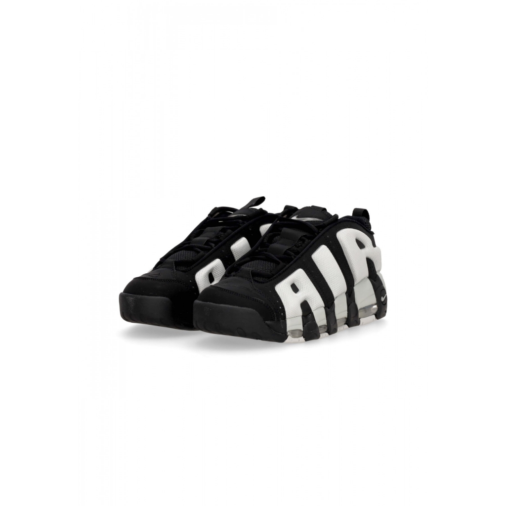 scarpa alta uomo air more uptempo low BLACK/PHOTON DUST/METALLIC SILVER