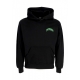 felpa cappuccio uomo triangle panther hoodie BLACK