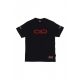 maglietta uomo logo crown tee BLACK