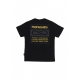 maglietta uomo label bicolor tee BLACK