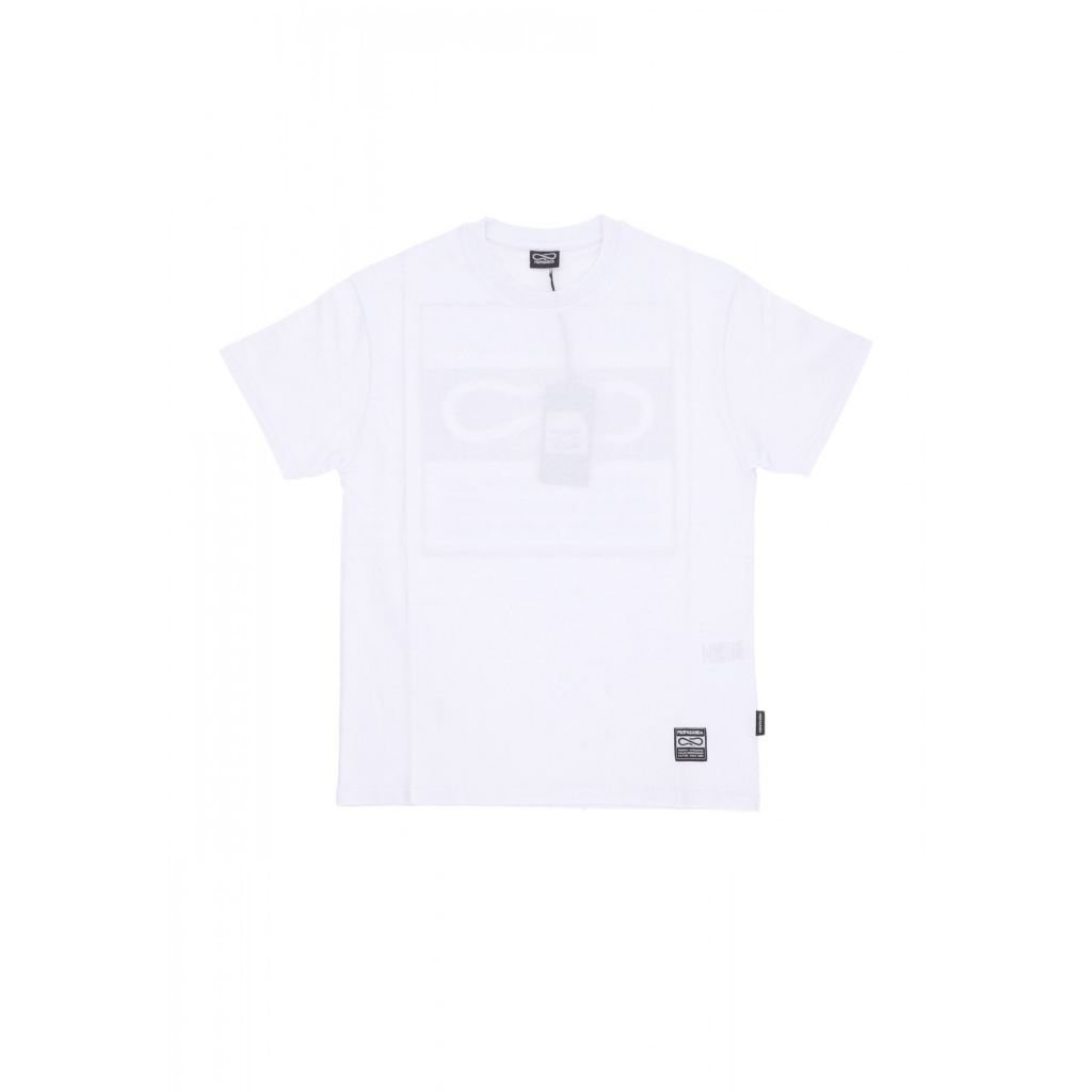 maglietta uomo label bicolor tee WHITE