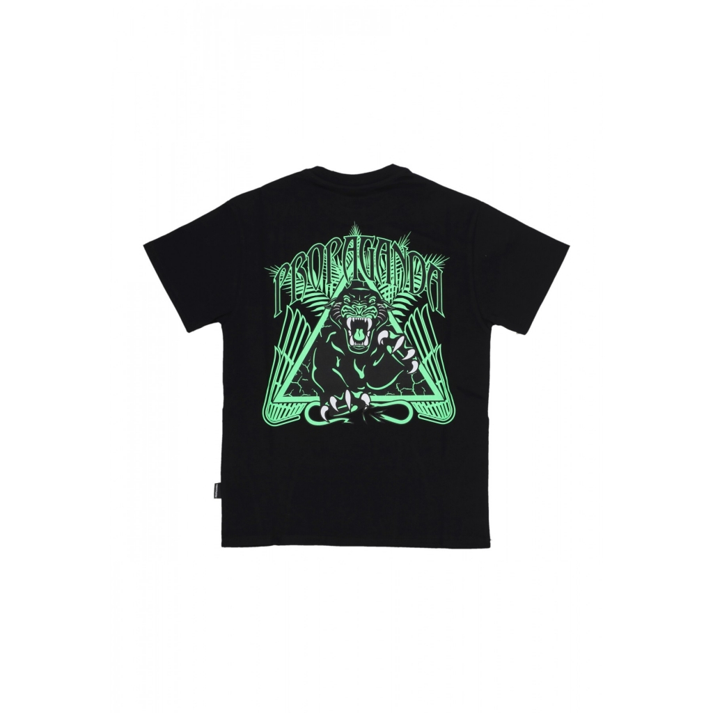 maglietta uomo triangle panther tee BLACK